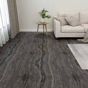 Listoni per Pavimenti Autoadesivi 20pz PVC 1,86 mÂ² Grigio Scuro cod mxl 51864