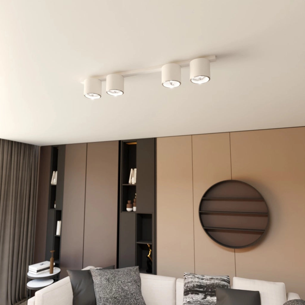 Lampada a sospensione Nano in acciaio bianco