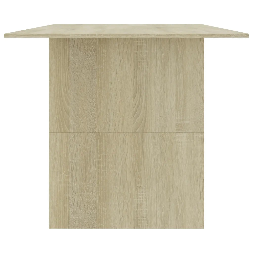 Tavolo da Pranzo | Tavolo da cucina Rovere Sonoma 180x90x76cm in Legno Multistrato