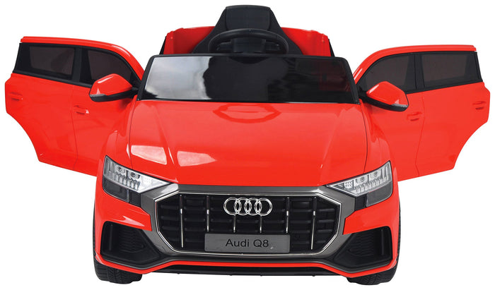 Macchina Elettrica per Bambini 12V con Licenza Audi Q8 Rossa