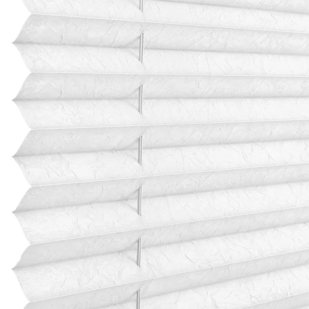 [neu.haus] Tenda Plissé Klemmfix  (65 x 100 cm) (bianco) - protezione sole e luce - opaco (senza bisogno di praticare