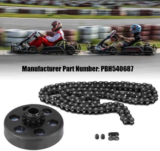 Centrifugaalkoppeling 3/4 pollici - 12 denti - #35 catena - per mini bicicletta - sostituzione go-kart - alta qualità acciaio - centrifugaalkoppeling