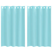 Tende in Voile con Occhielli 2 pz Turchese
