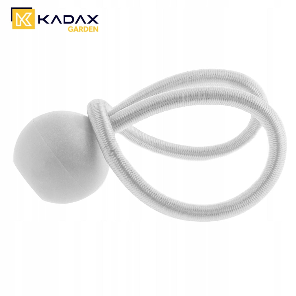 Set di elastici per teloni KADAX con sfera, 15 cm, 25 pezzi.