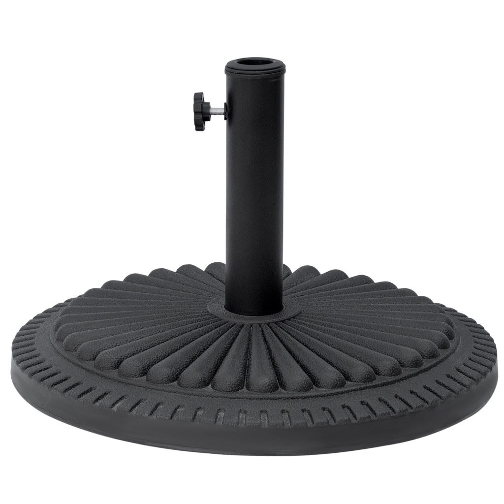 Base per ombrellone in cemento ¨C zephmum ¨C nero, HDPE, ? 49 cm, 14 kg