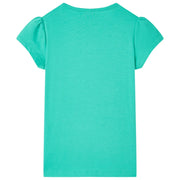Maglietta da Bambina Menta 128 11162