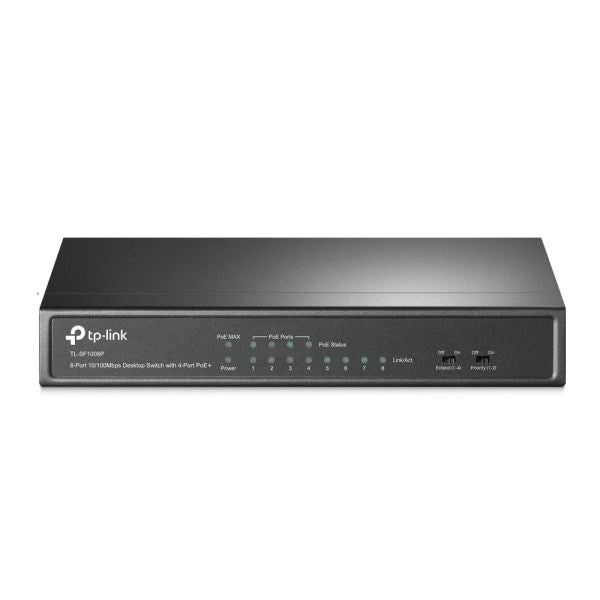Switch 8p 10/100 4p poe tp-link - TL-SF1008P