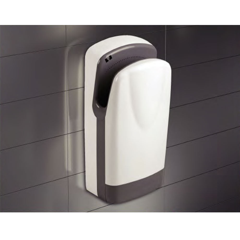 Asciugamani Elettrico con Fotocellula 1750W Vama Tornado Protech BF Bianco