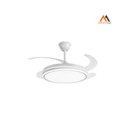 PLAFONIERA LED ROTONDA CON VENTILATORE 'AERALIS' Ø 482 x 415