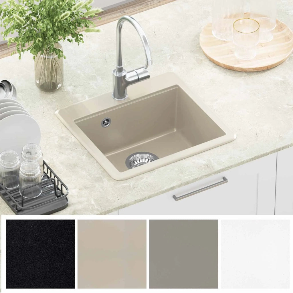 Lavello Beige 470 x 440 mm Granito CFW9576837