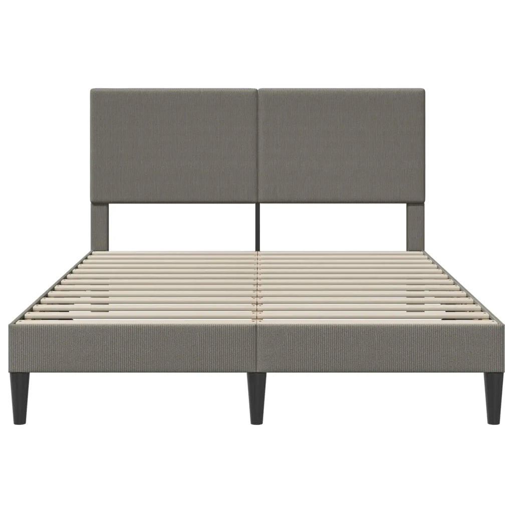 Struttura del letto Grigio Chiaro 120 x 200 cm Tessuto in Cords 42027724