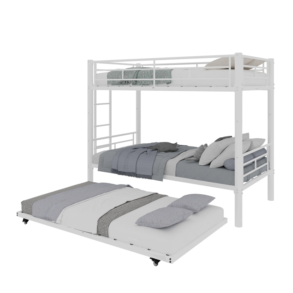 LETTO A CASTELLO 196x103x156 cm Ferro Bianco