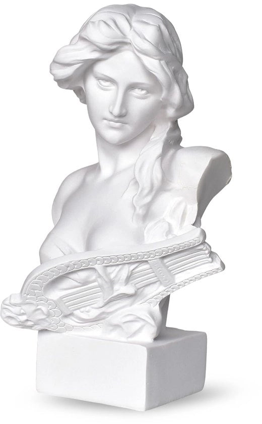 Buste di Artemide, 15 cm, figura di dea della mitologia greca per decorazione casa ufficio libreria schizzo esercizio DIY arte regalo.