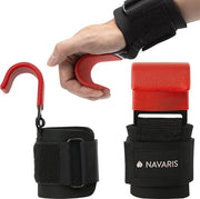 Polssteunliftbanden con allenamento di forza - 2x polsacchi per fitness e protezione articolare - Banda per polso professionale - Nero