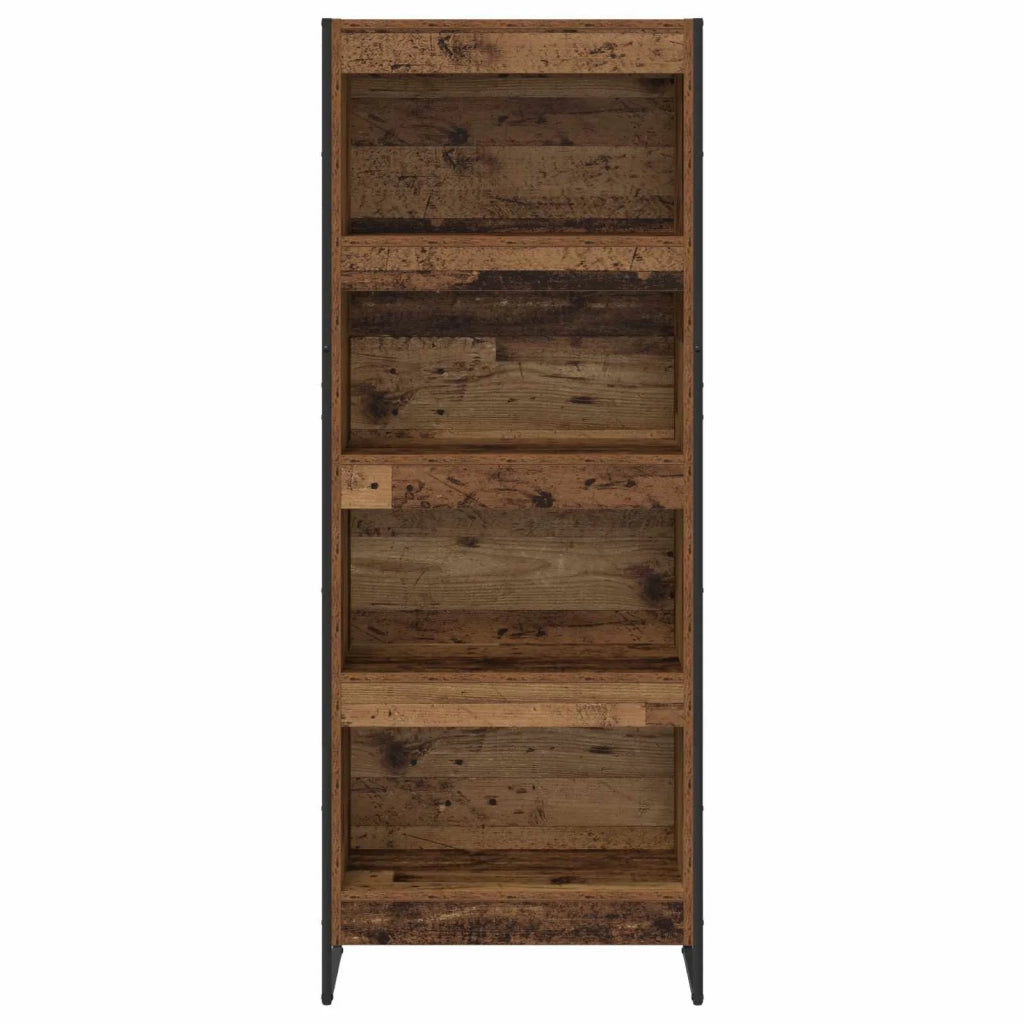 Armadio per Libri Legno vecchio 60 x 30 x 155 cm