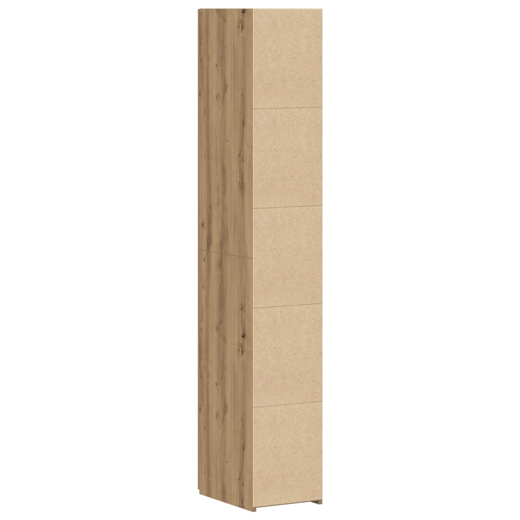 Credenza vitaXL Rovere Artigianale 30x42.5x185 cm Legno ingegnerizzato