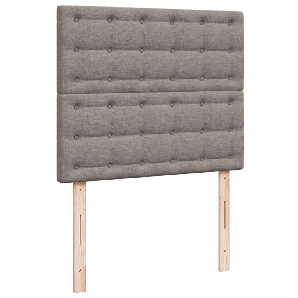 Giroletto a Molle con Materasso Tortora 120x190 cm in Tessuto 3293537