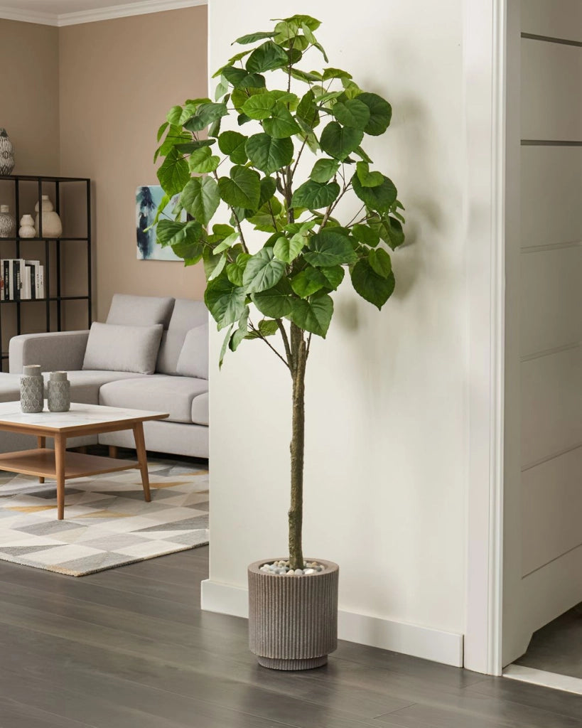 Pianta artificiale in vaso Materiale sintetico verde 160 cm Decorativo Finto Imitazione