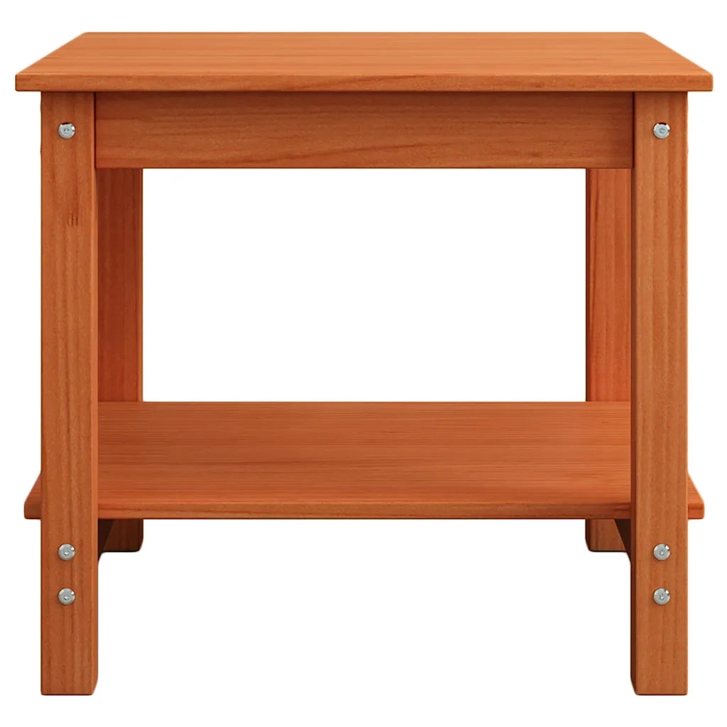 vidaXL Tavolino da salotto Cera marrone 50 x 50 x 45 cm