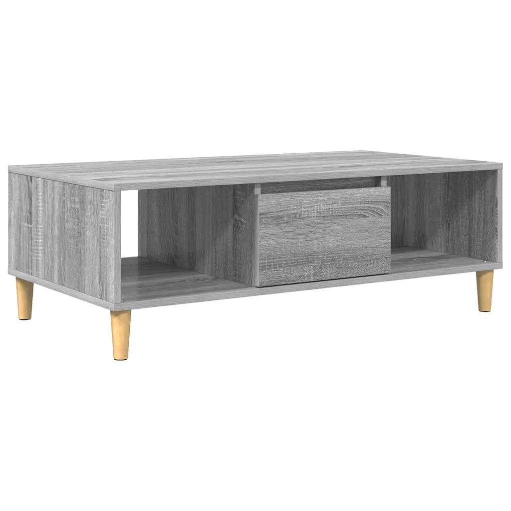 vidaXL Tavolino da salotto Grigio sonoma 103.5 x 60 x 35 cm