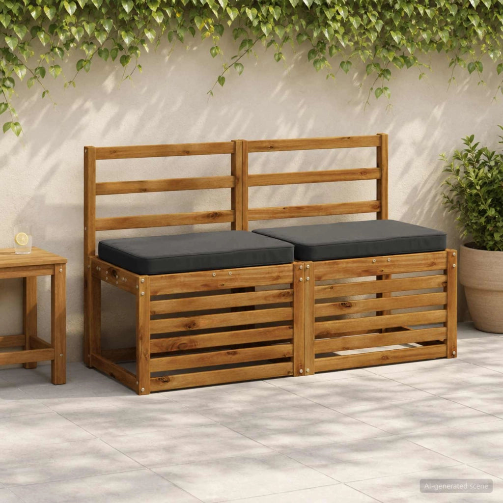 Cuscino per Panchina a 1 Pezzo VUGHT 100% Poliestere Antracite 951018