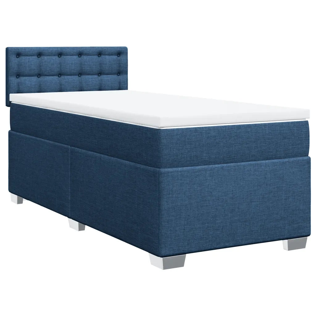 Giroletto a Molle con Materasso Blu 80x200 cm inTessuto 3288035