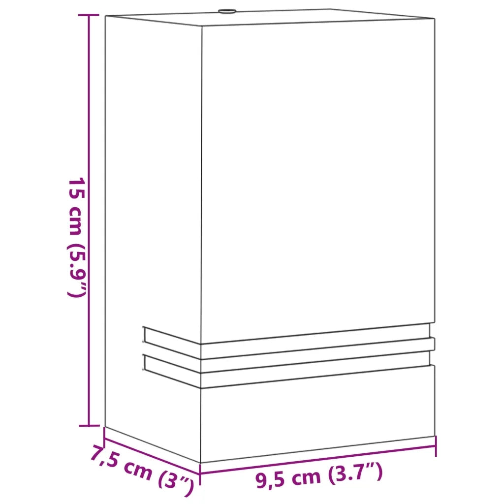 Applique da Esterno Argento in Acciaio Inossidabile CFW7087061