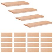 Tappeti per scale 20 pz 70 x 30 x 2 cm Naturale 3446478