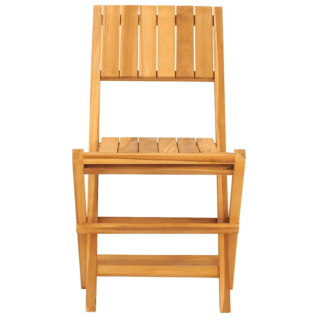 Sedie da Giardino Pieghevoli 2pz 47x61x90cm Legno Massello Teak 362759