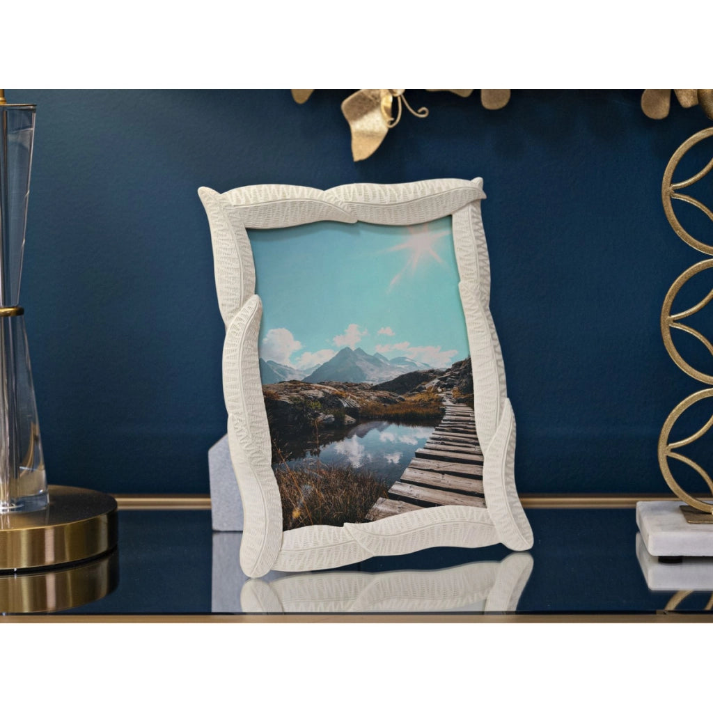 Portafoto Olistic 62, Beige, Poliresina, 19,8x2x24,8 cm