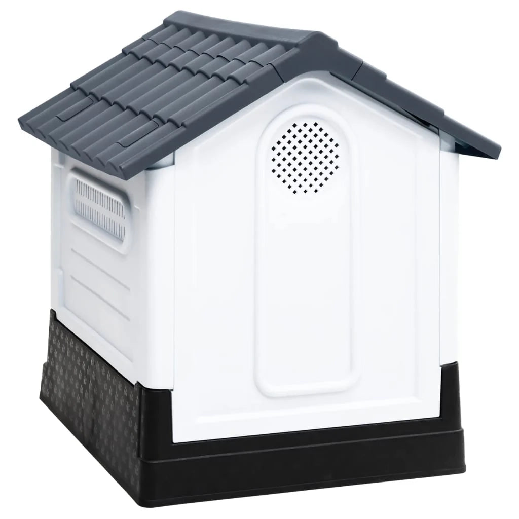 Cuccia per cani 57 x 68 x 66 cm Polipropilene grigio 02_0043446