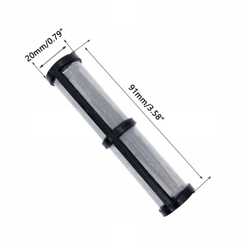 Filtro per Spruzzatore Airless di Verniciatura – 91mm 60 Mesh | Compatibile con Rosfix Tornado RT2/RT3/RT4, Graco