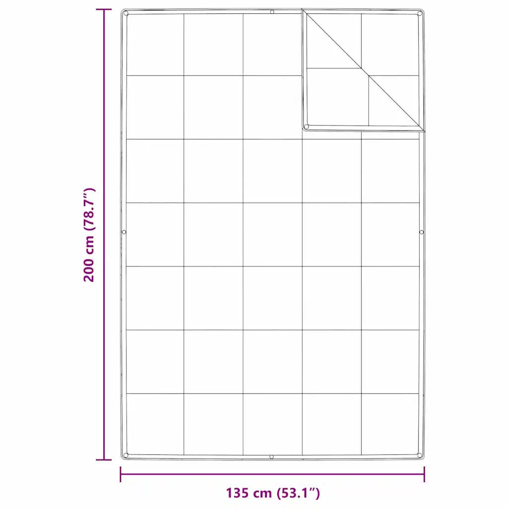 vidaXL Quilt e Piumini Bianco 135 x 200 cm Piume