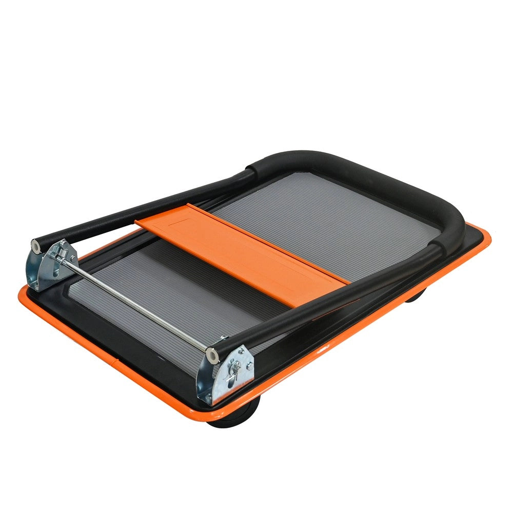 Carrello Piattaforma Pieghevole ¨C MINIMAL ¨C 150 kg, Ruote 360¡ã, Arancione