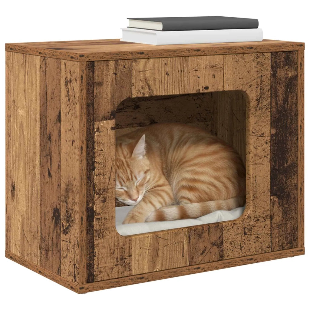 Casa per Gatti Legno vecchio 51 x 30 x 42,5 cm 8000651