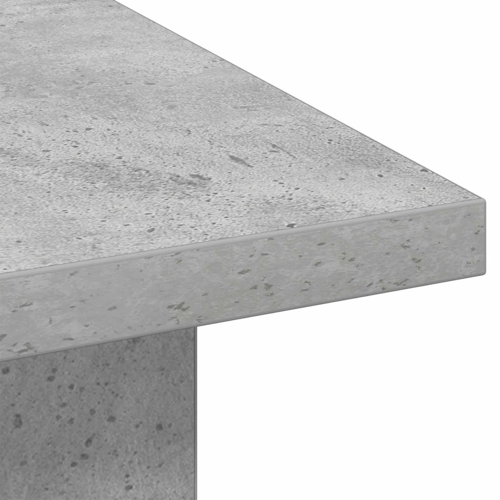 Tavolino da salotto | Tavolino da caff¨¨ | Tavolino da Soggiorno con cassetto Grigio cemento 77 x 55 x 42 cm