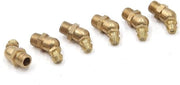 Kit di applicazione per lubrificanti a cono M8 x 1 mm - 6 pezzi - Applicatore a cono 45 gradi - Applicatore a cono per lubrificanti - Auto