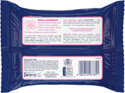 ACQUA ALLE ROSE SALVIETTINE STRUCCANTI LENITIVE PER PELLI SENSIBILI CON ESTRATTO DI ROSA CHINENSIS VISO OCCHI E LABBRA 20 PZ
