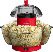 Popcorniere elettrica P'Corn Lotus 1200 W - Popcorniere rapida - 4 contenitori rimovibili - Capacità 45 L ciotola per popcorn