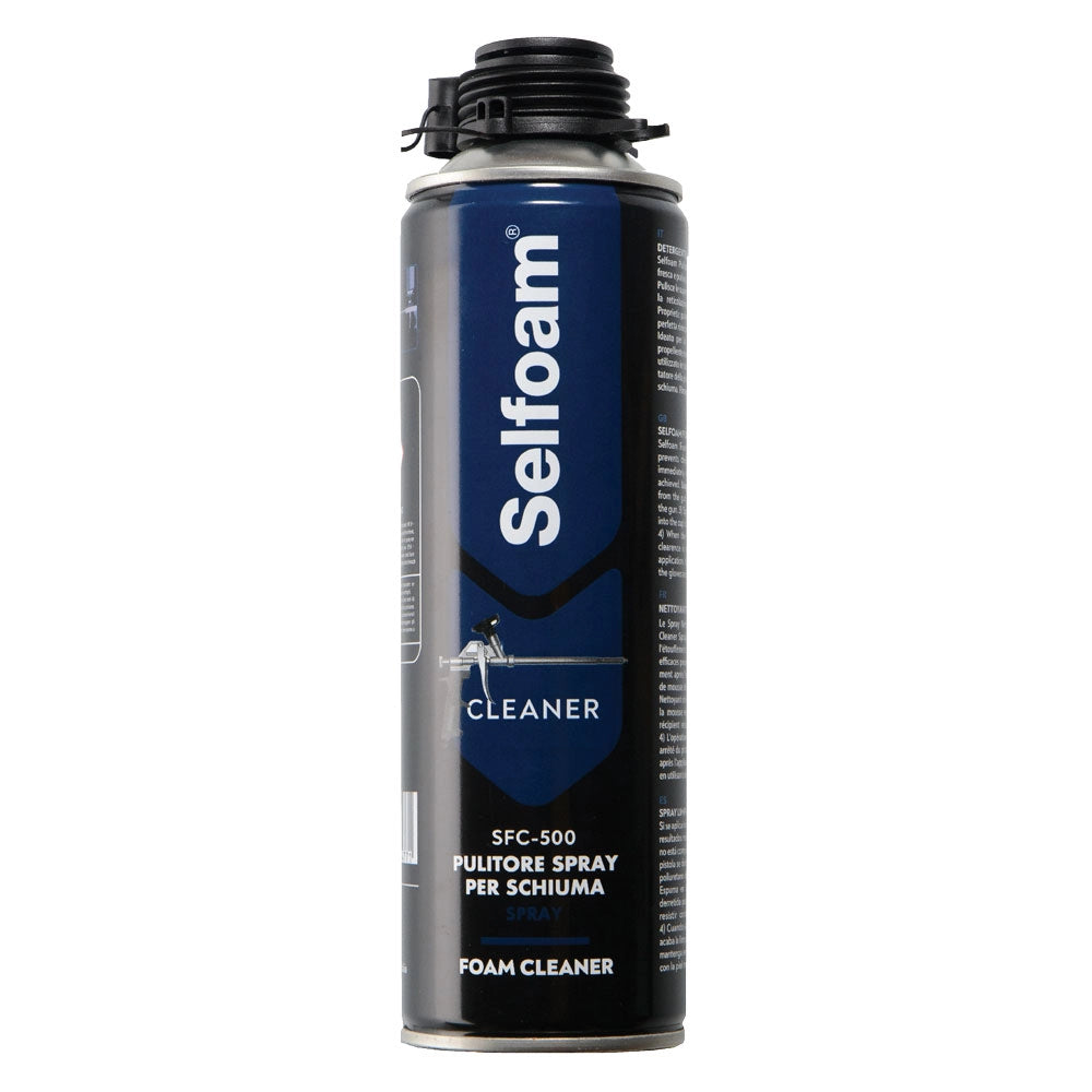 PULITORE PER SCHIUMA POLIURETANICA 'SFC' ml 500- 12 pezzi  - SELSIL