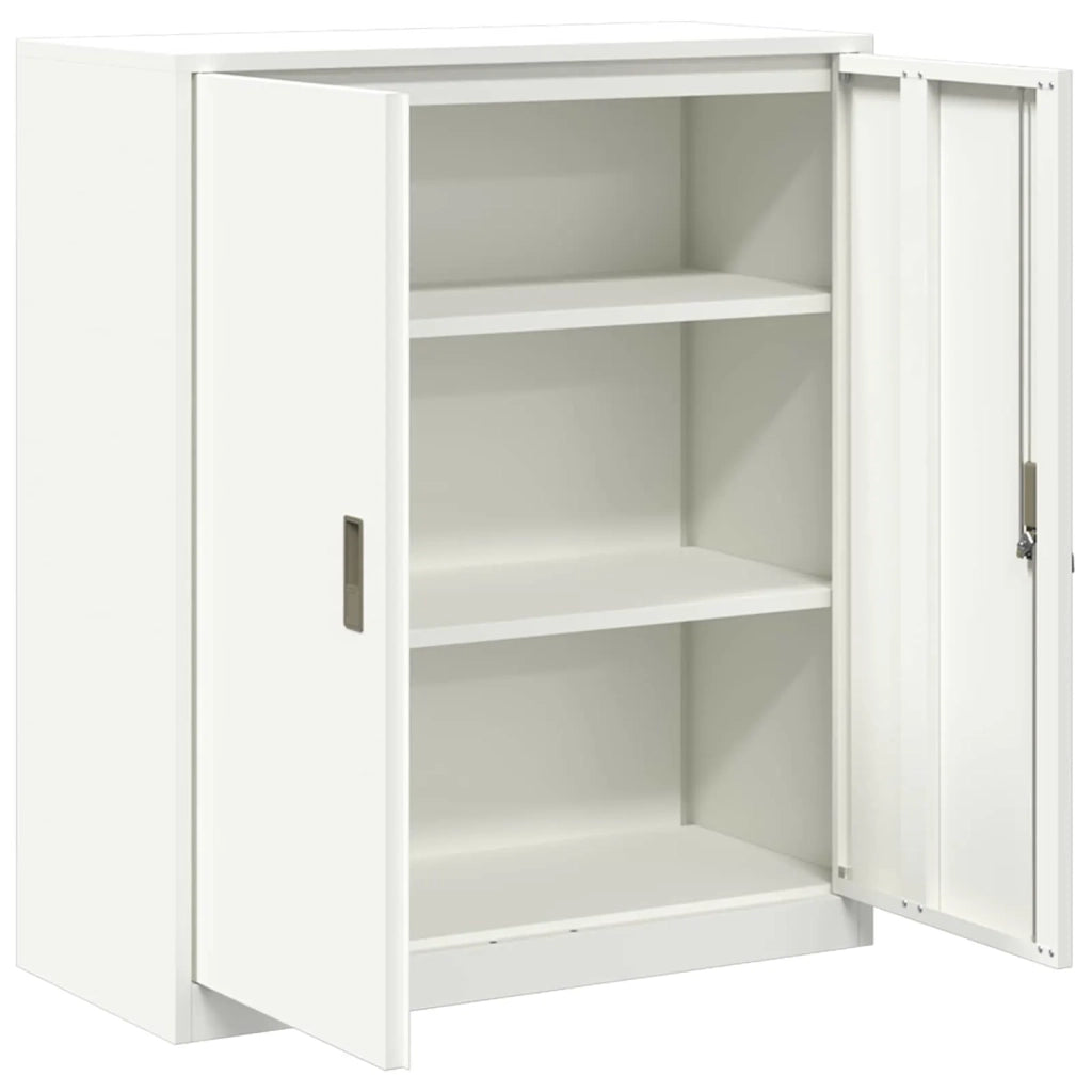 Armadio Bianco 90 x 40 x 105 cm Acciaio CFW1342913