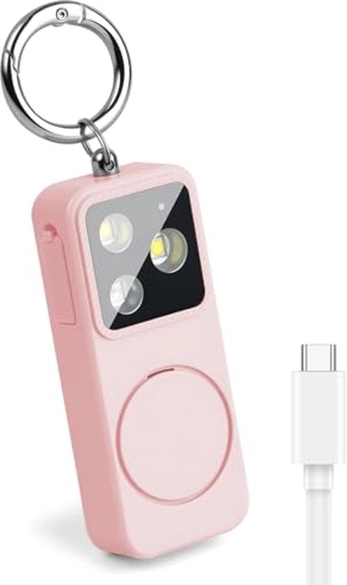 Alarme Personale per Donne - 150 dB con Lampada da Tasca - Alarme di Difesa Personale con Chiave