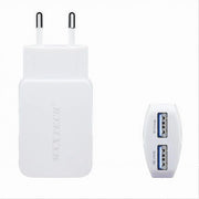 Trade Shop - Caricatore Portatile Presa 2 Usb Per Smartphone 5v - 3100ma Maxtech 18w Ca-s030 -