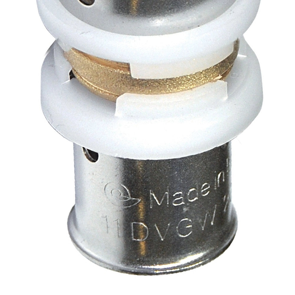 Manicotto intermedio diam.20x20 a pressare per multistrato
