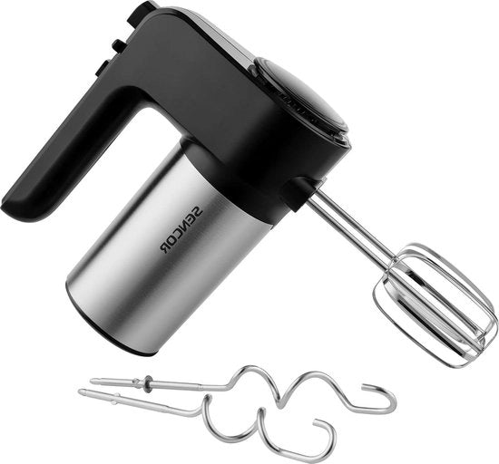 Impastatrice a Mano a 6 Velocità 400 W Argento - Impastazione Potente e Efficiente
