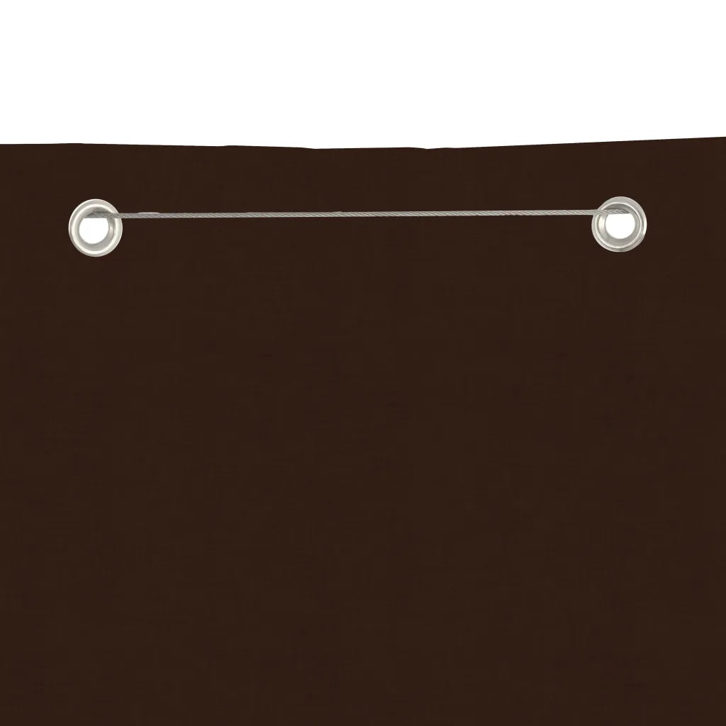 Paravento per Balcone Marrone 140x240 cm in Tessuto Oxford 148561