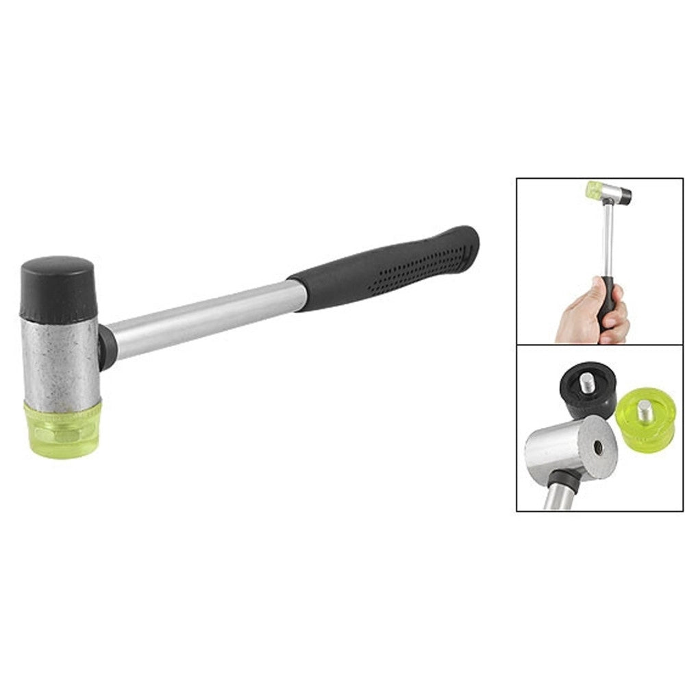 Trade Shop - Martello Mazzuolo Con Testa In Gomma E Manico Ergonomico In Fibra E Vetro Fiber -