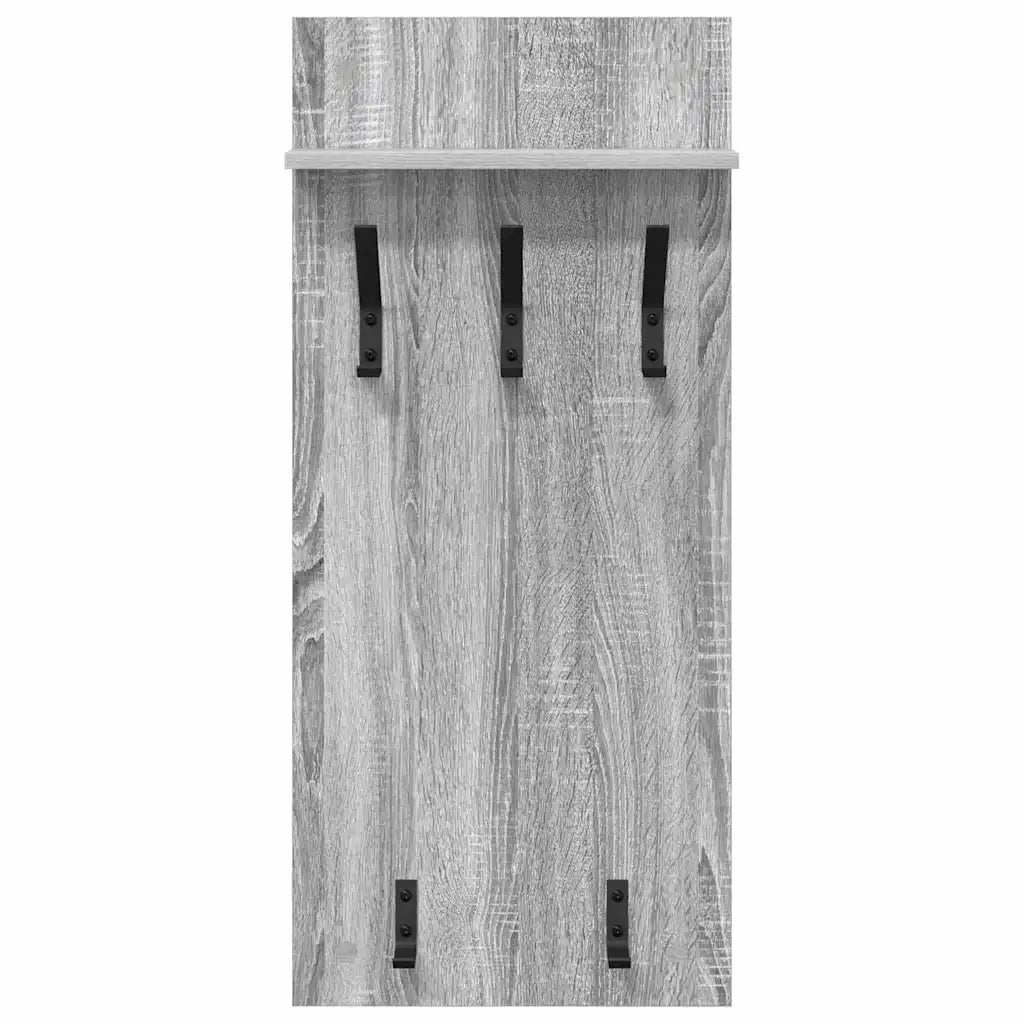 Appendiabiti a muro Grigio Sonoma 40 x 10 x 90 cm CFW6240314