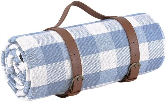 De picknickdeken da 200x200 cm è resistente all'acqua e al sabbia. È un grande asciugamano esterno extra, adatto per 4-6 persone e ideale per campeggiare, spiagge, parchi e pic nic di famiglia.