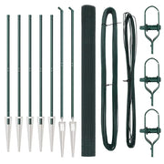 Recinzione da Giardino | Recinzione in rete saldata con punte Acciaio e PVC Verde Rete